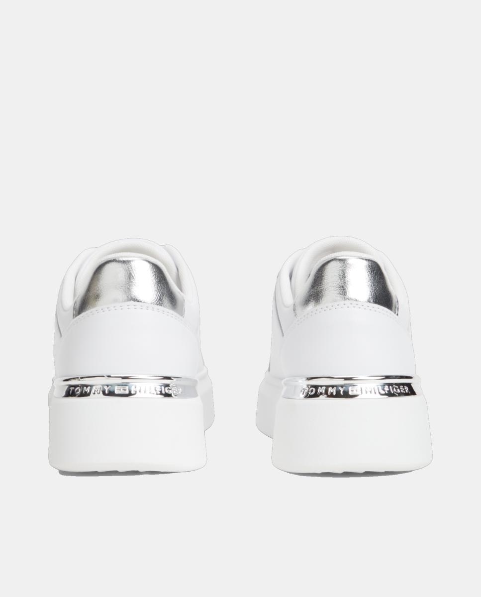 Sapatilhas com Plataforma Branco-2