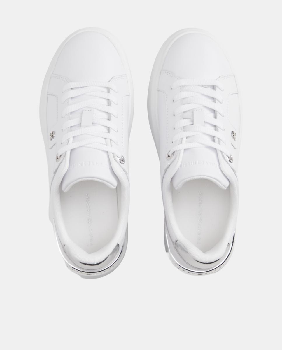 Sapatilhas com Plataforma Branco-3