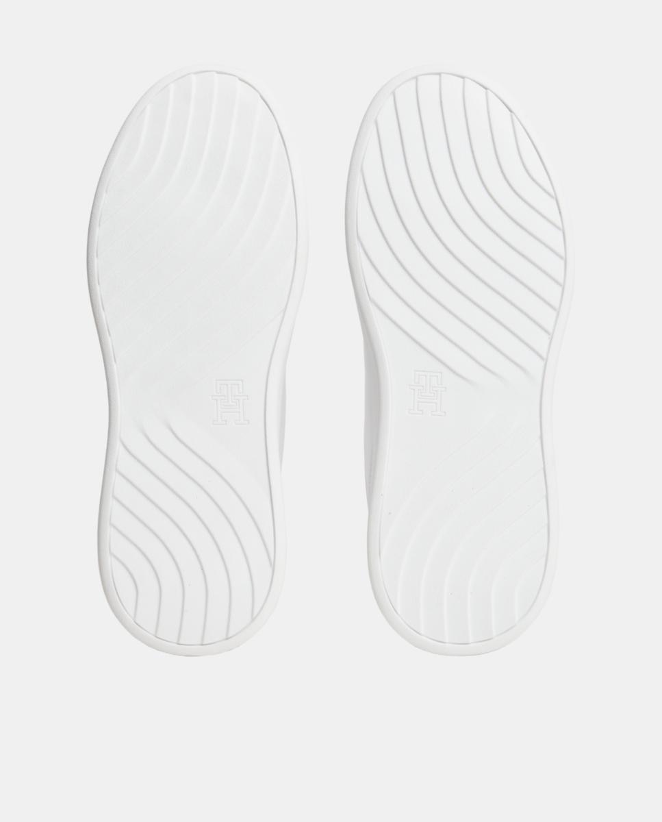 Sapatilhas com Plataforma Branco-5
