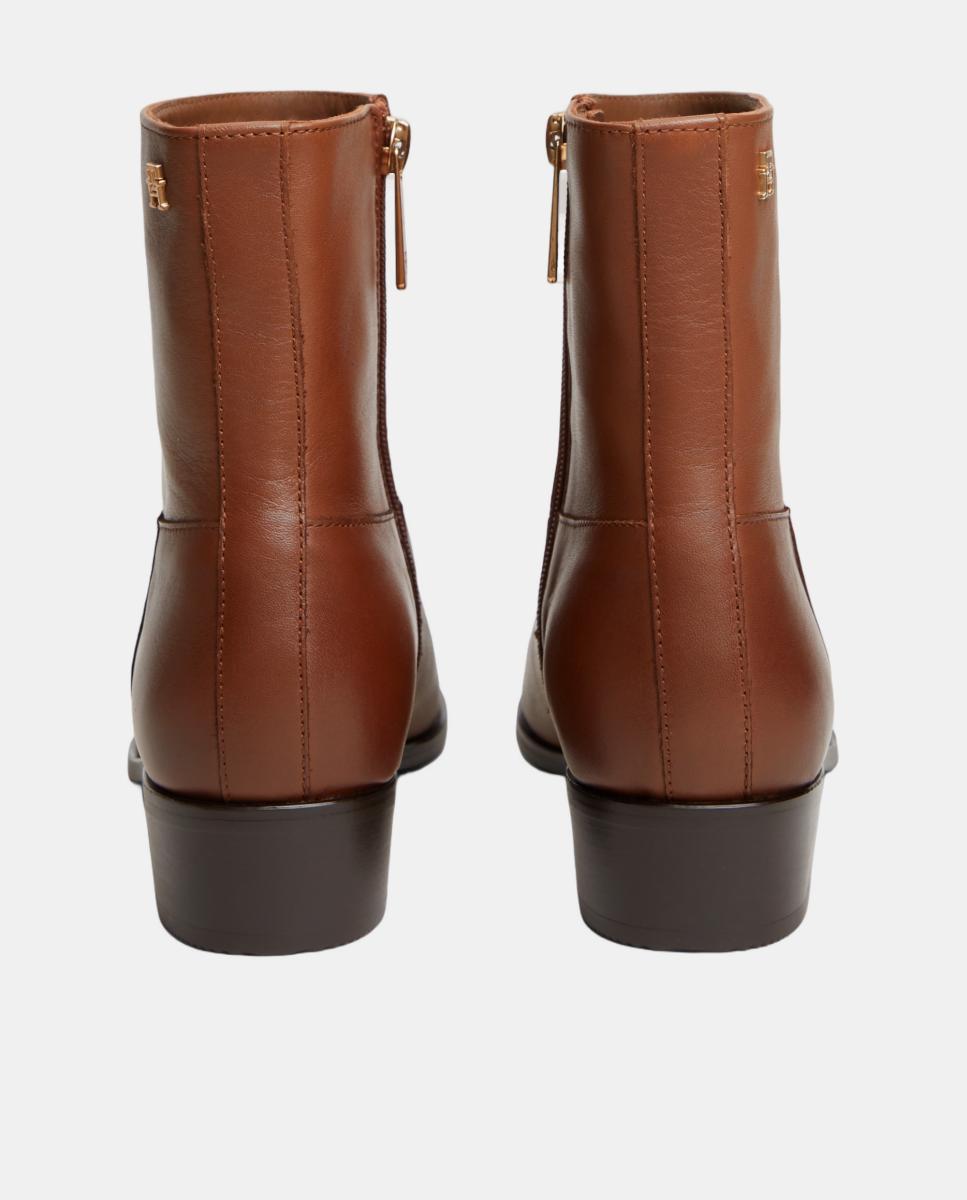 Botins com Fecho de Correr Castanho caramelo-4