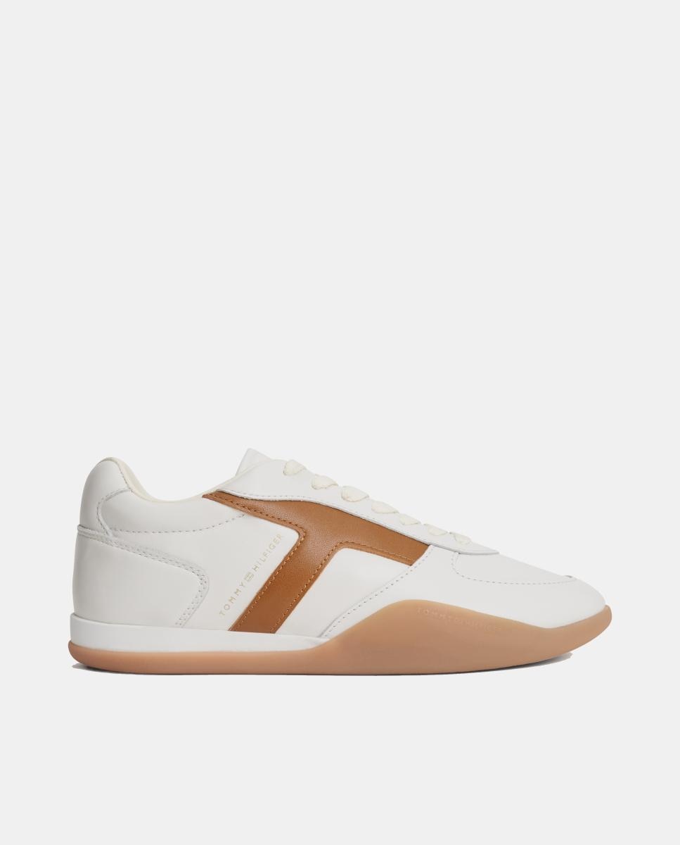 Imagem 1 de Sapatilhas com Detalhes Camel - Branco