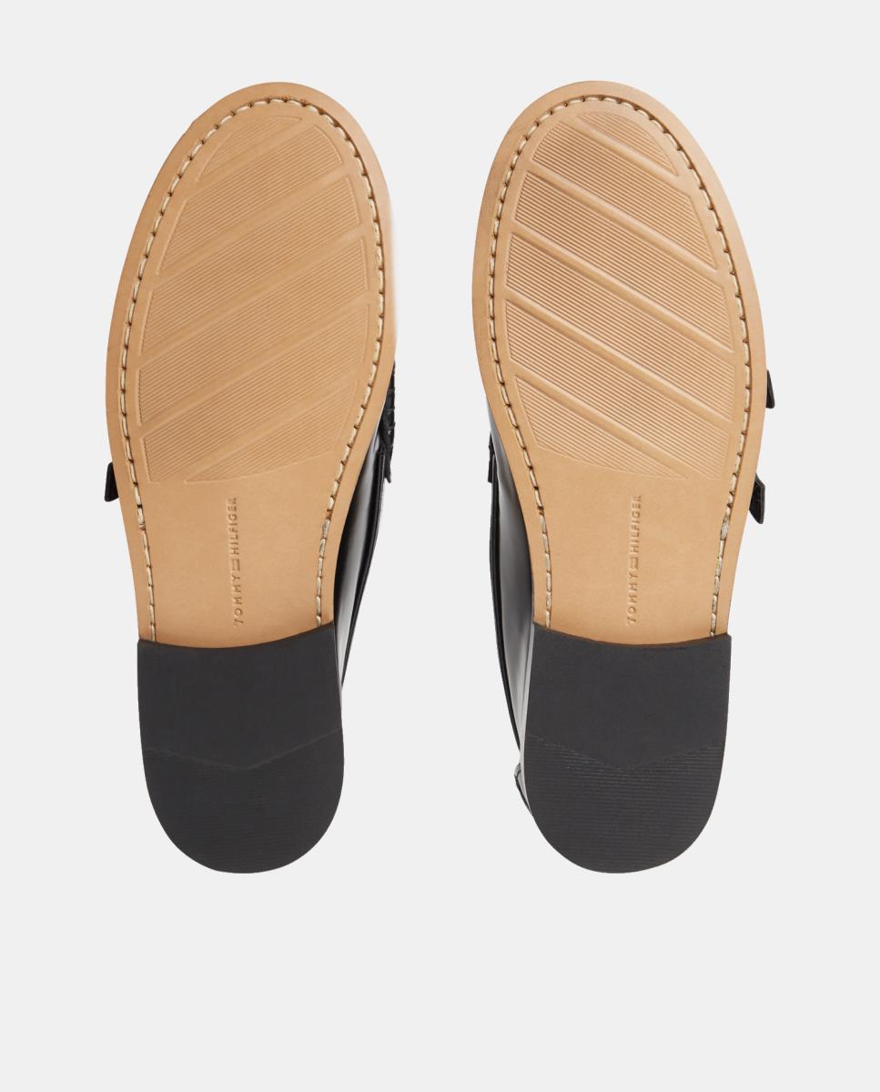 Imagen 3 de Mocasines negros con hebillas laterales de Tommy Hilfiger - Negro Negro