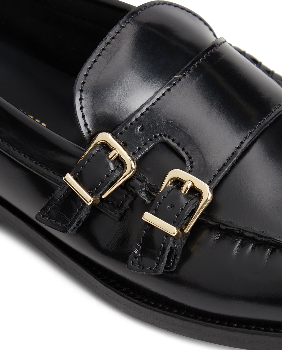 Imagen 4 de Mocasines negros con hebillas laterales de Tommy Hilfiger - Negro Negro