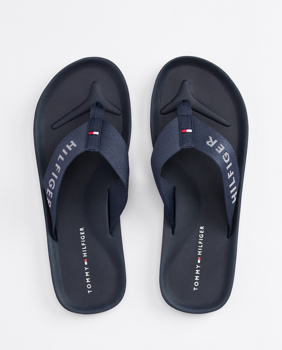 Chanclas hombre de playa con logotipo Tommy Hilfiger · Tommy