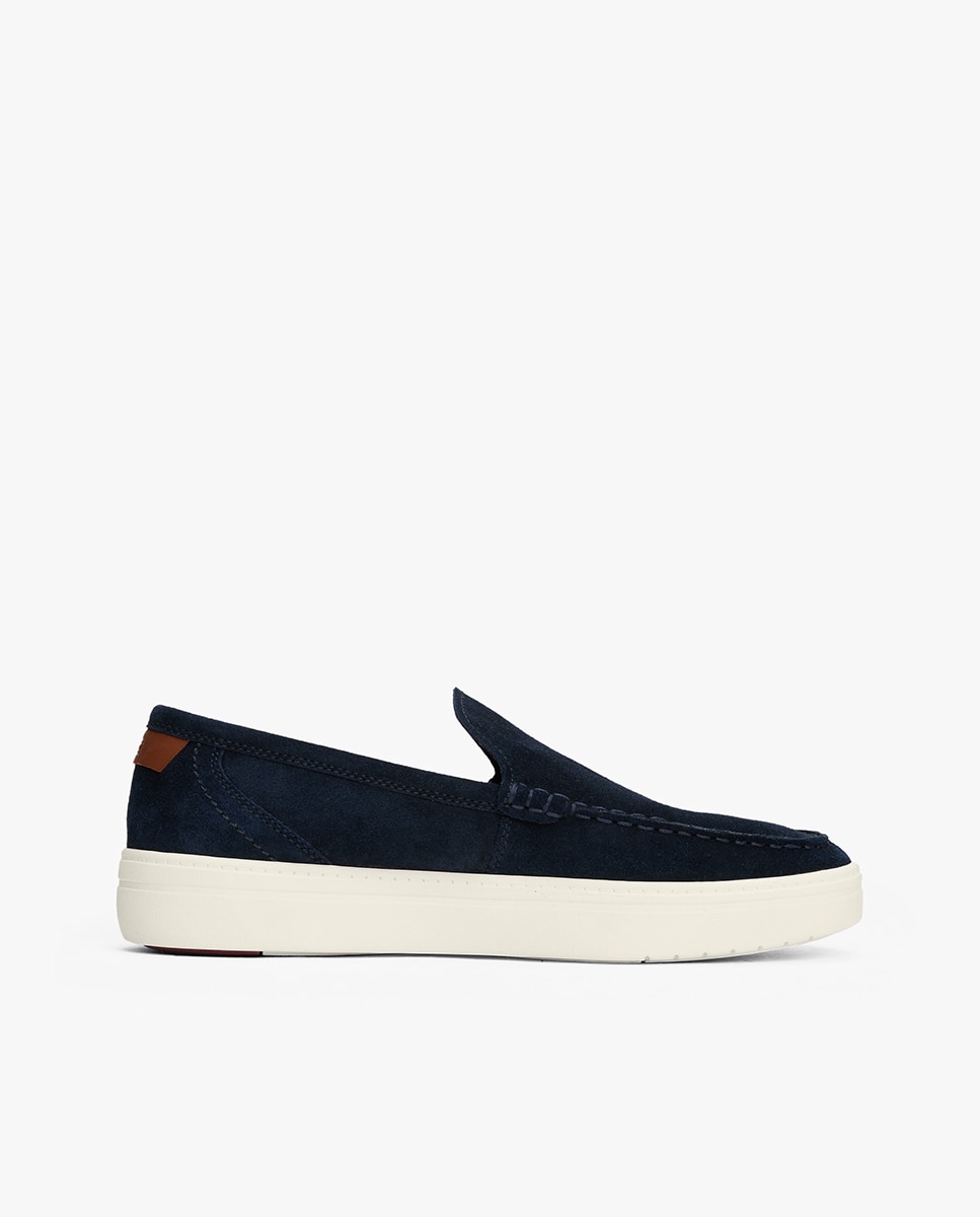 Mocassins de Camurça Azul-escuro-1