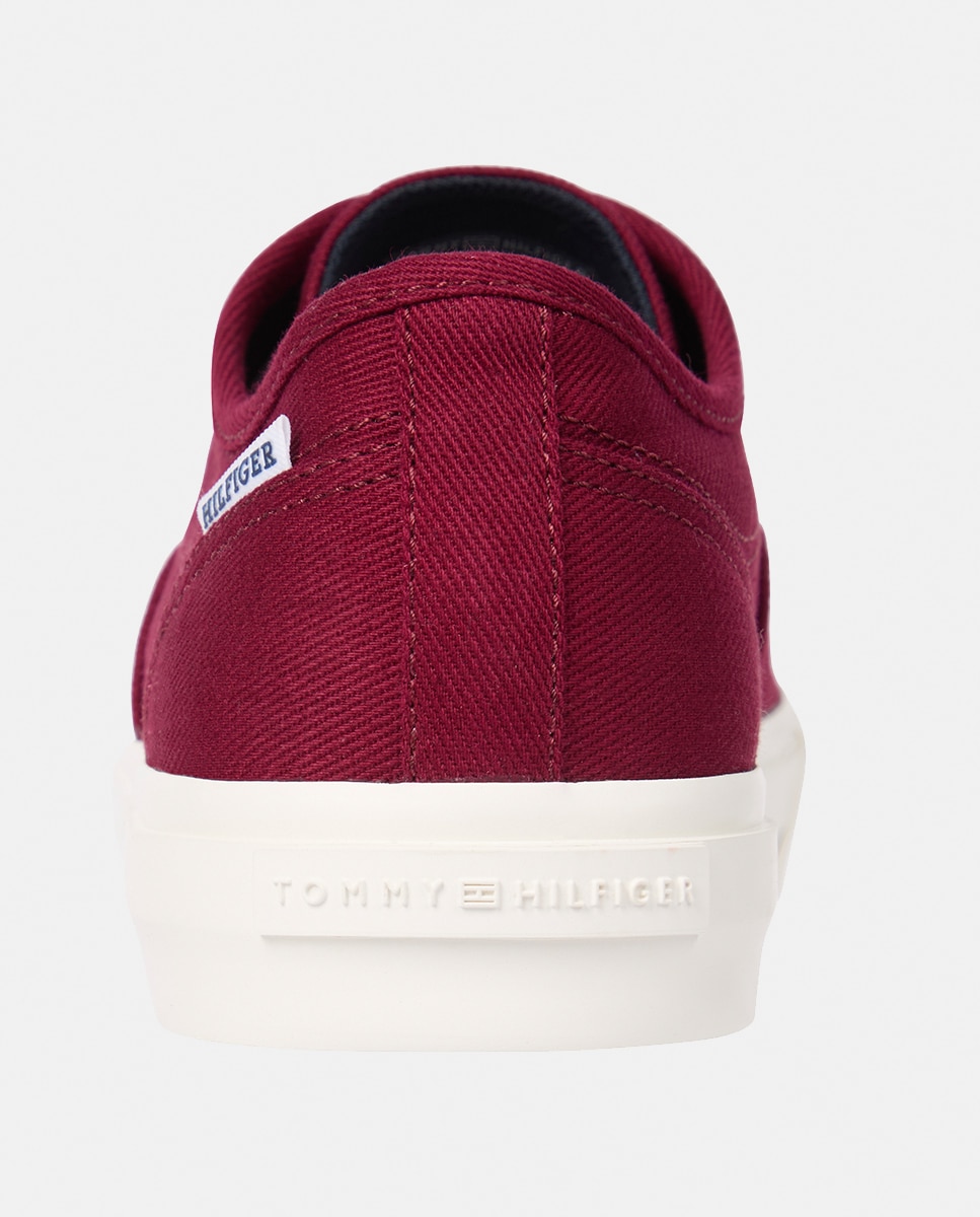 Sapatilhas em Algodão Reciclado Vermelho/Grená-3