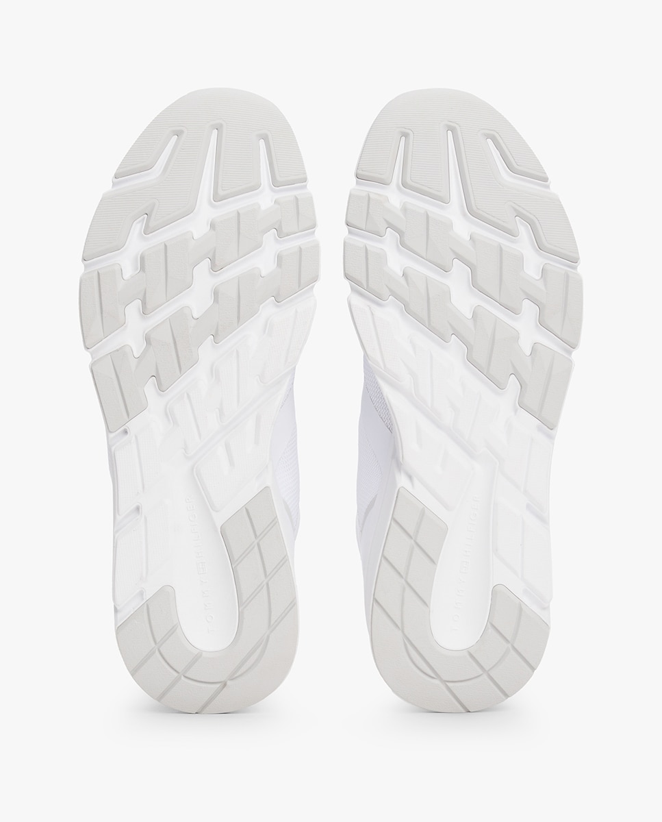 Sapatilhas em Tecido de Malha Branco-5