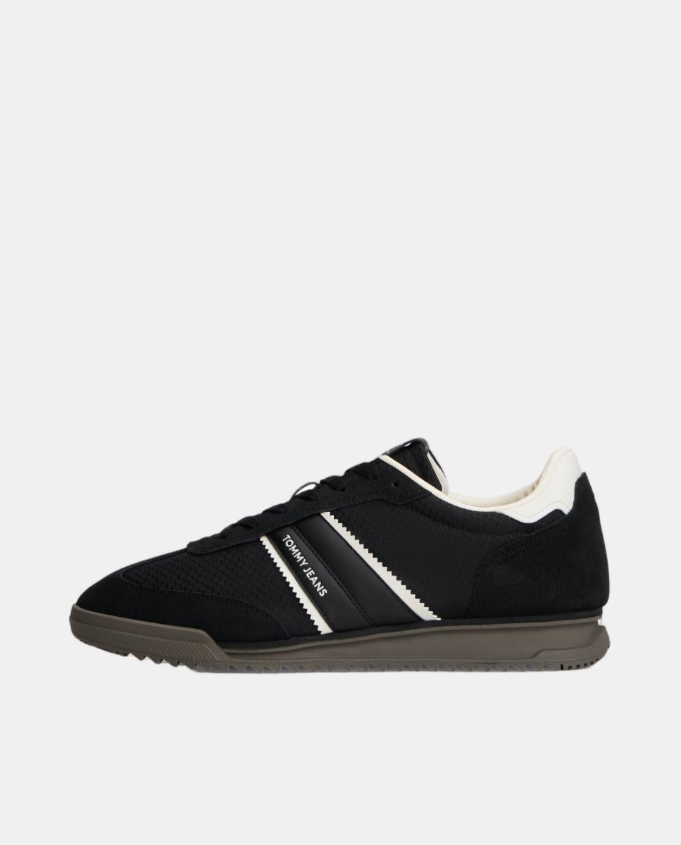 Imagen 2 de Zapatillas deportivas en negro con suela dentada - Tommy Hilfiger - Negro Negro