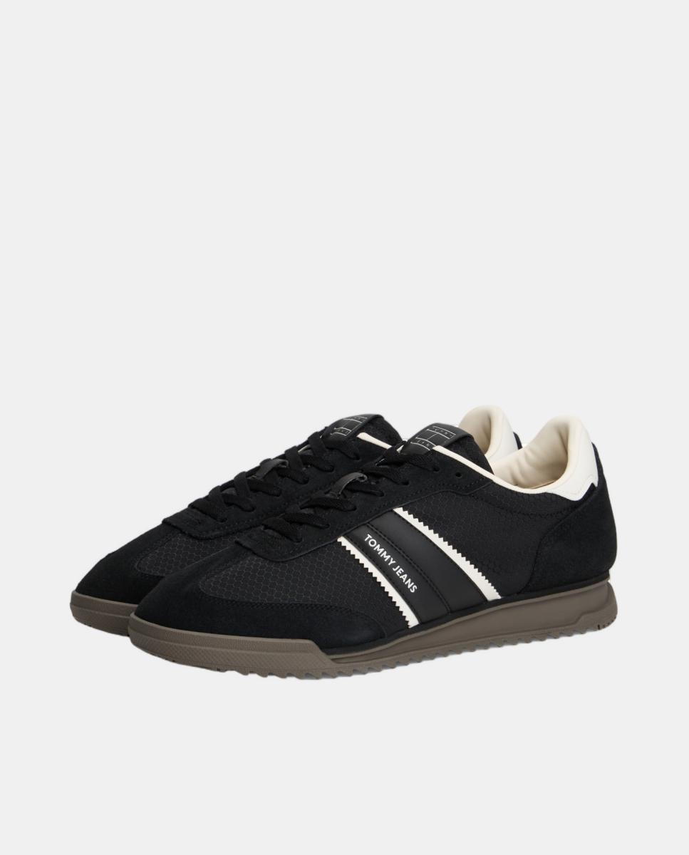 Imagen 3 de Zapatillas deportivas en negro con suela dentada - Tommy Hilfiger - Negro Negro