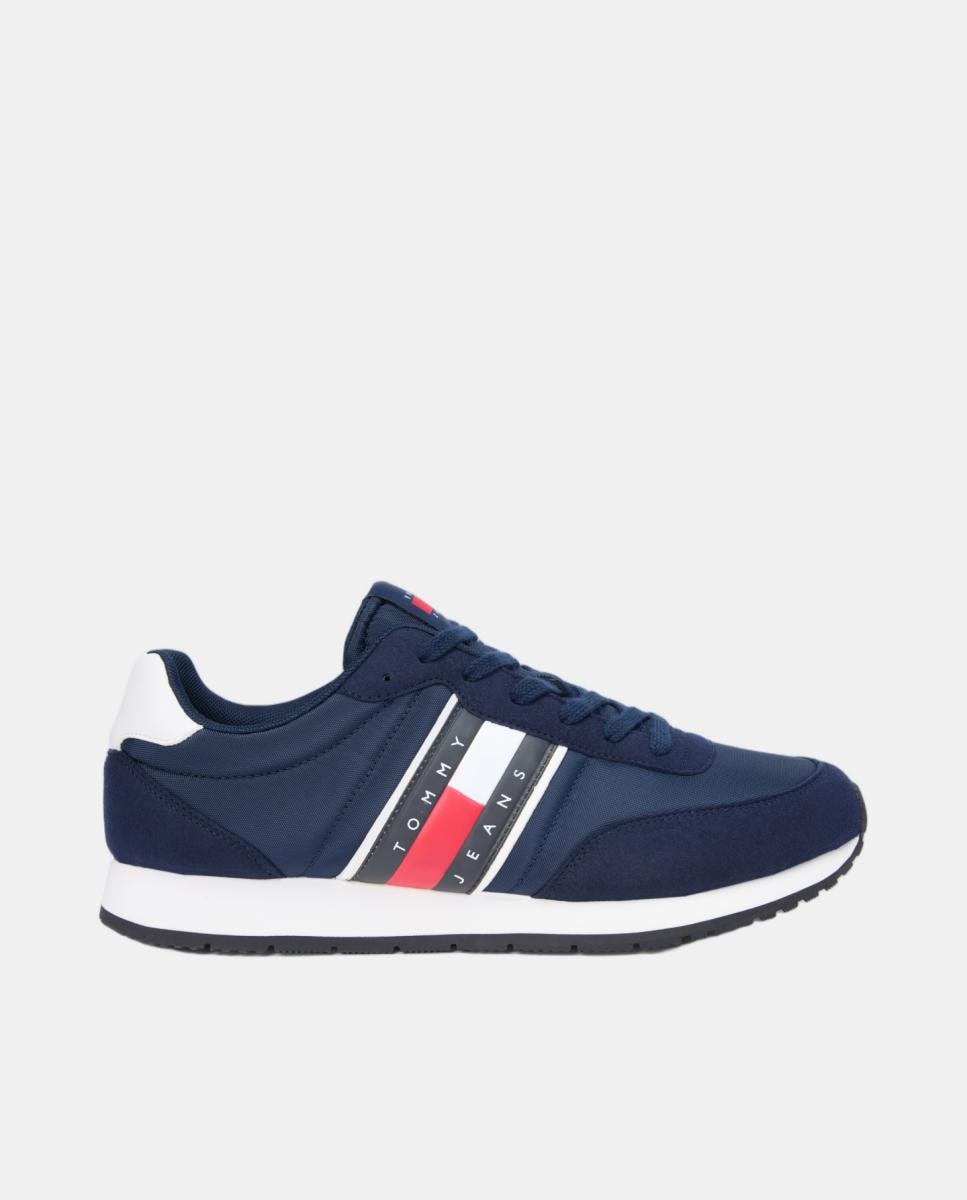 Tommy Hilfiger - Zapatillas deportivas clásicas en azul marino.