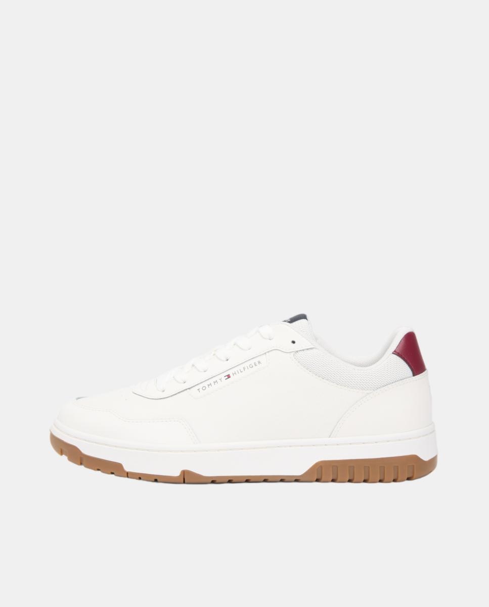 Sapatilhas Desportivas em Pele - Branco Branco-2