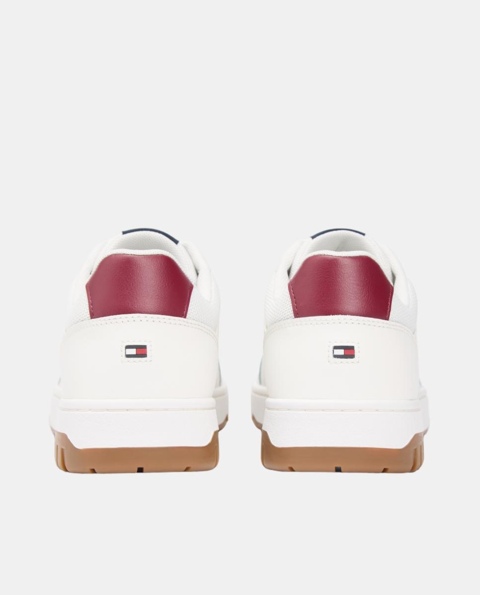 Sapatilhas Desportivas em Pele - Branco Branco-5