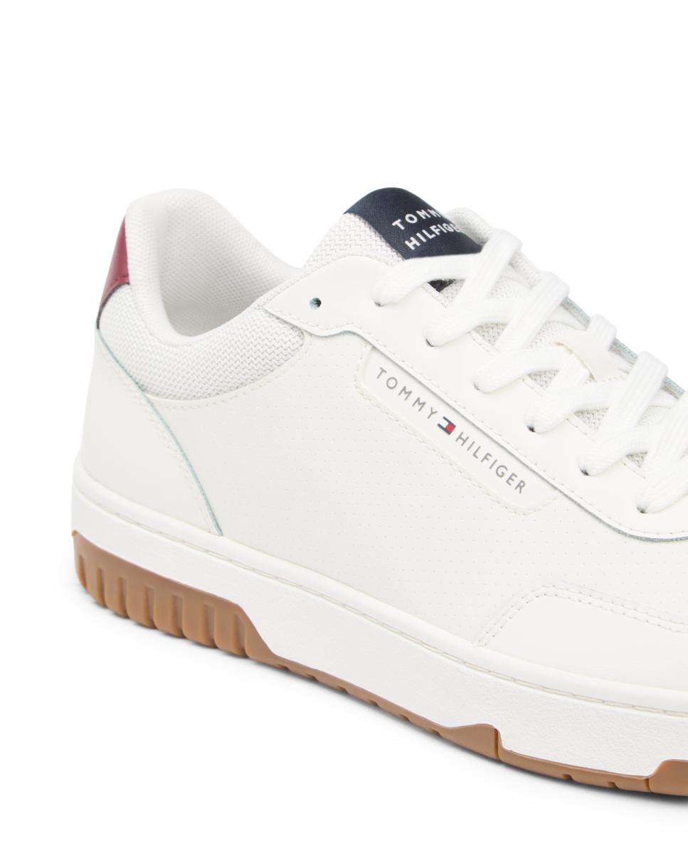 Sapatilhas Desportivas em Pele - Branco Branco-7