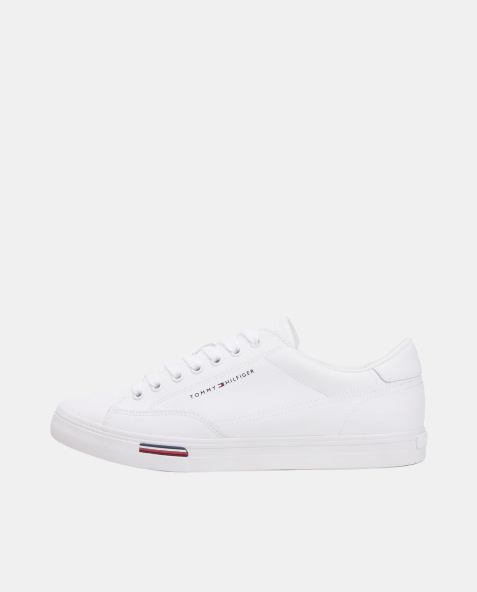 Sapatilhas com Detalhe da Marca - Branco Branco-2