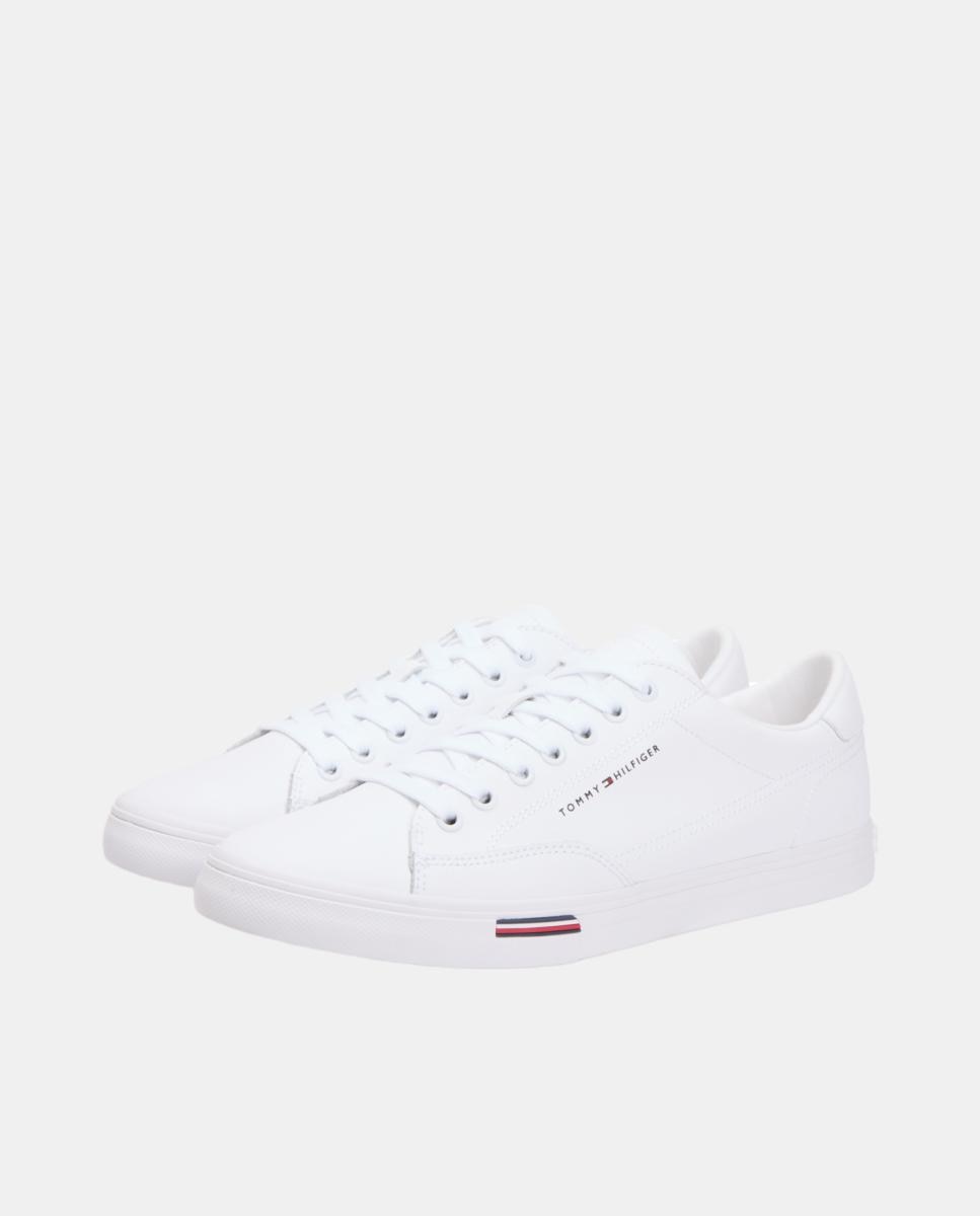 Sapatilhas com Detalhe da Marca - Branco Branco-3