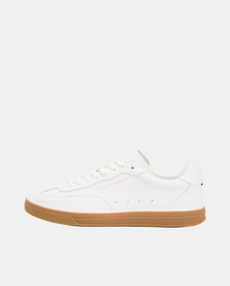 Sapatilhas com Sola Caramelo - Branco Branco-2