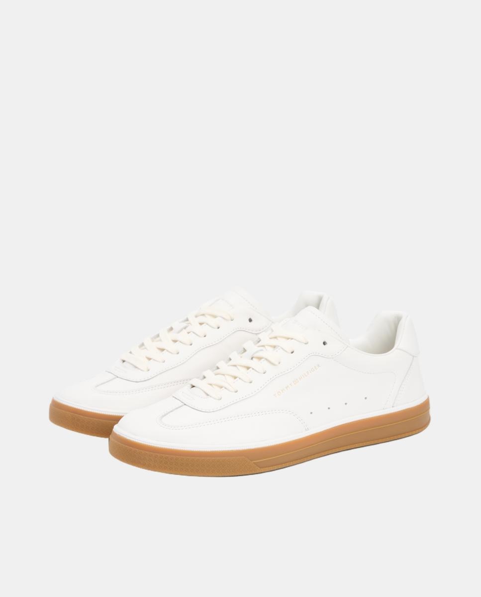 Sapatilhas com Sola Caramelo - Branco Branco-4