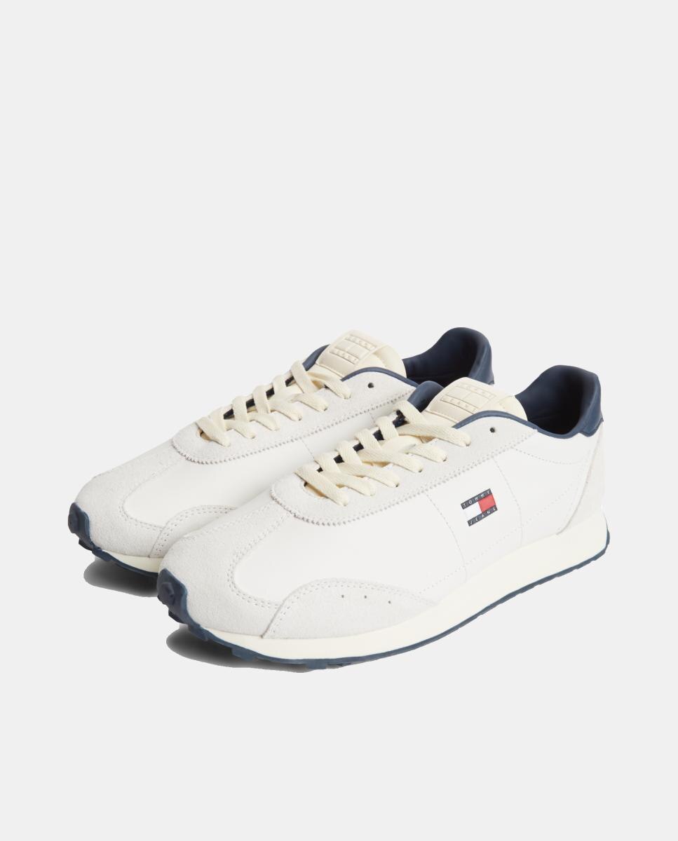 Zapatillas de hombre estilo runner de Tommy Jeans - Tommy Hilfiger - Blanco Blanco-6