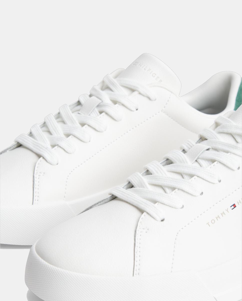 Sapatilhas em Pele Creme-4