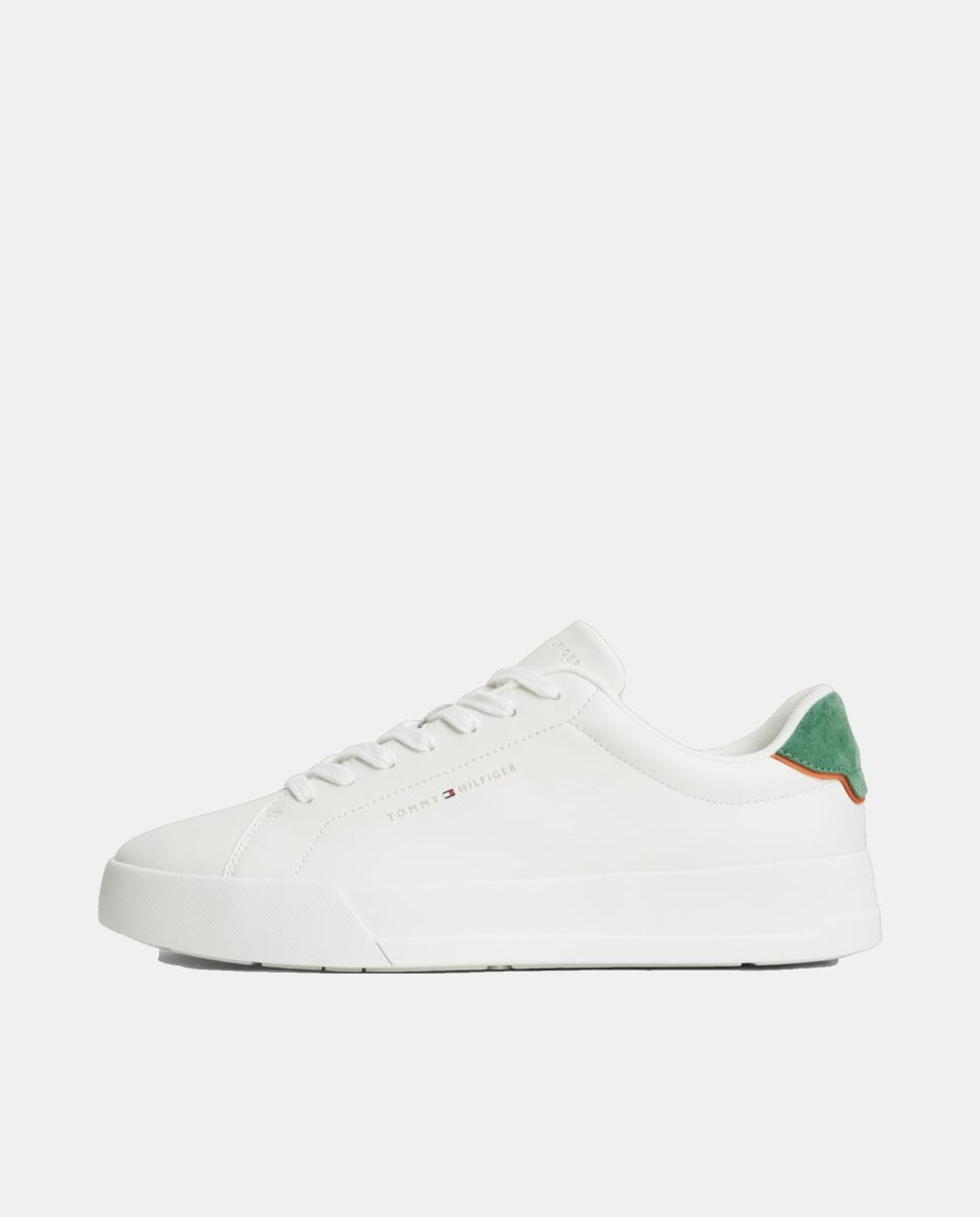 Sapatilhas em Pele Creme-5