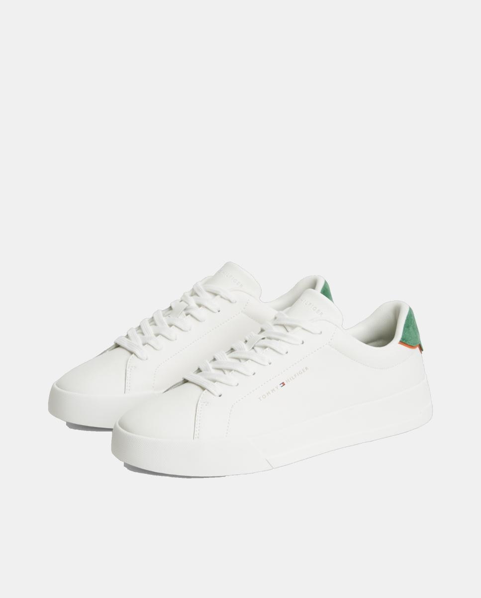 Sapatilhas em Pele Creme-6