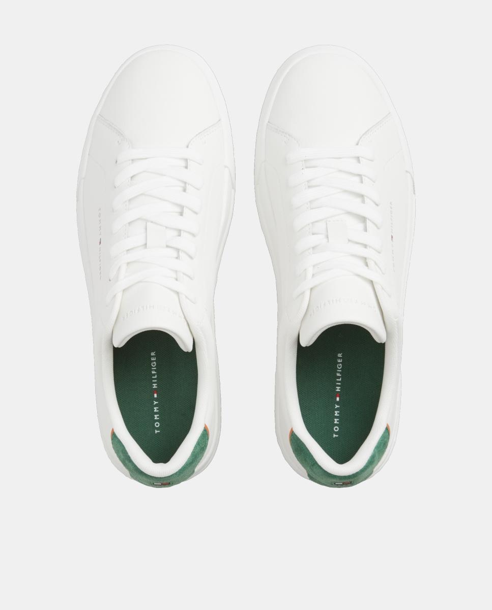 Sapatilhas em Pele Creme-7