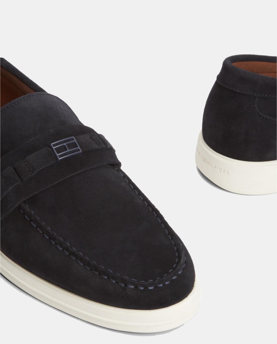 Mocassins de Croute Azul-marinho-4