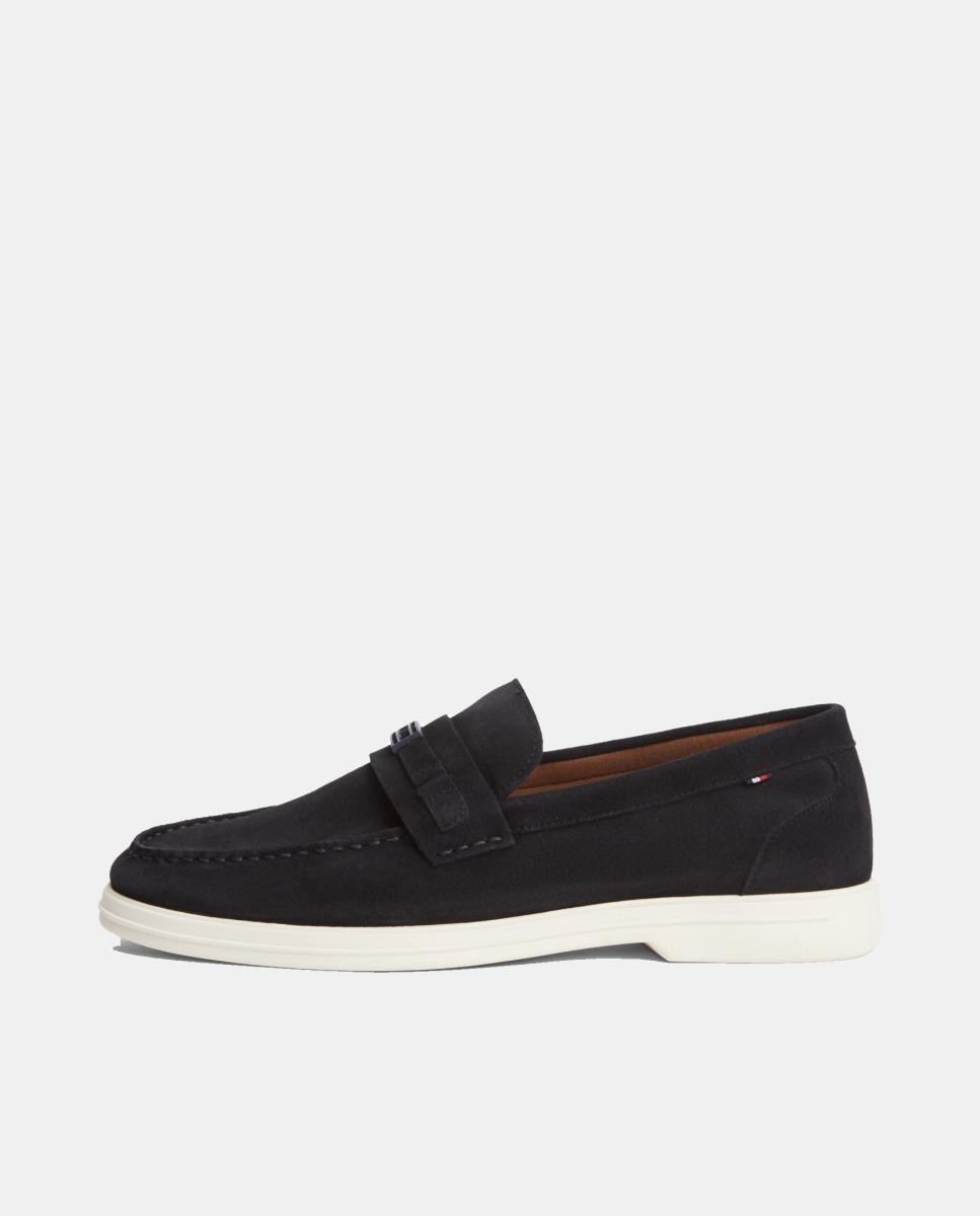 Mocassins de Croute Azul-marinho-5