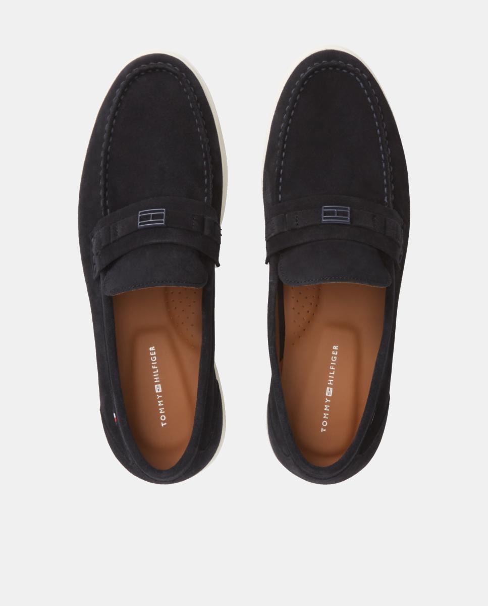 Mocassins de Croute Azul-marinho-7