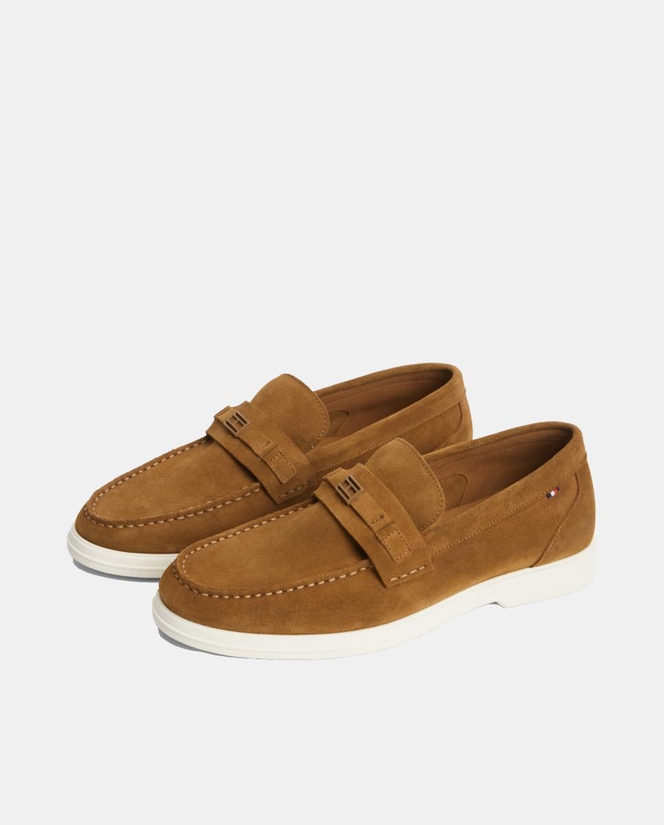 Mocassins de Croute Castanho-claro-6