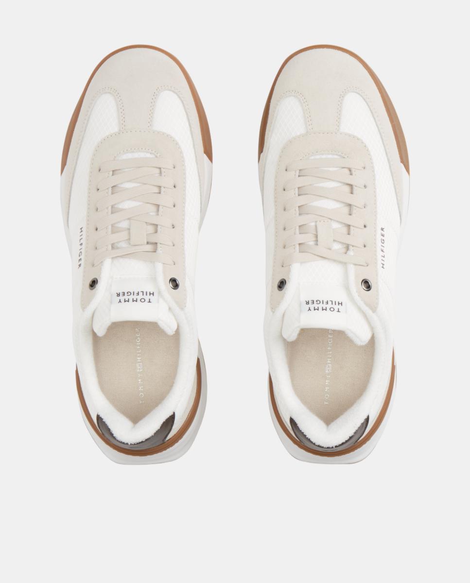 Sapatilhas Estilo Runner Creme-3