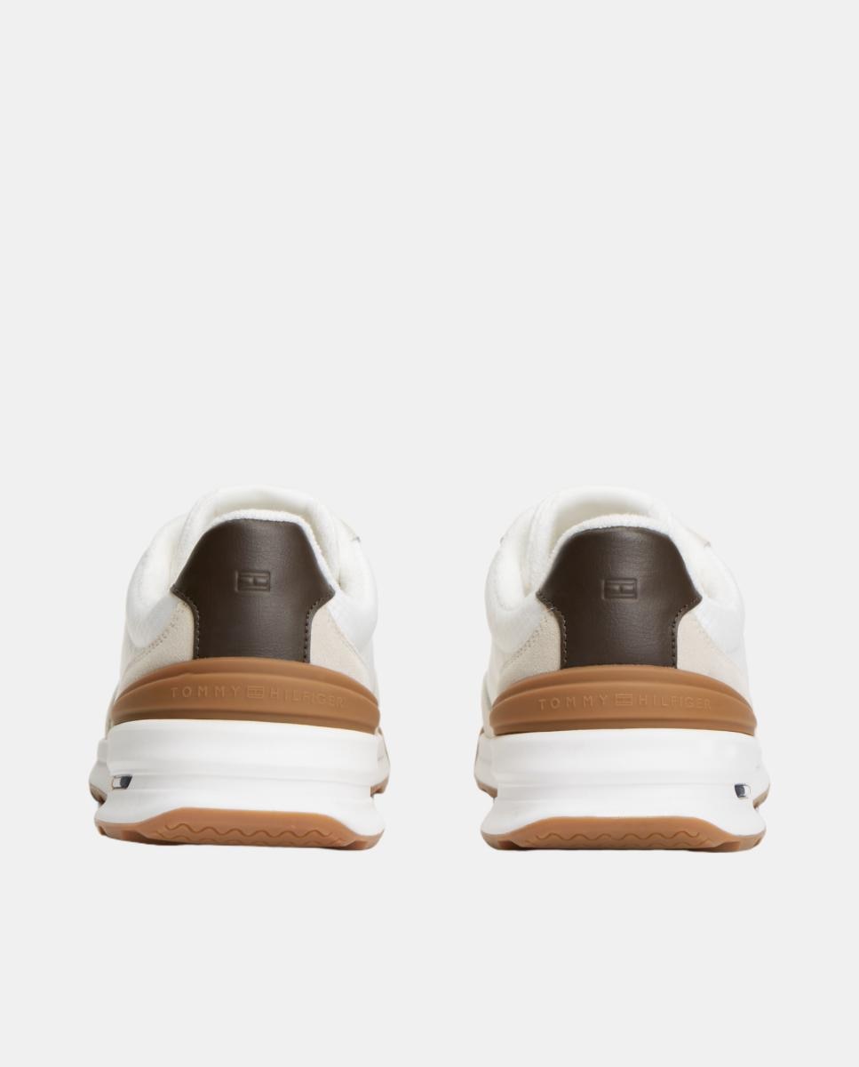 Sapatilhas Estilo Runner Creme-4