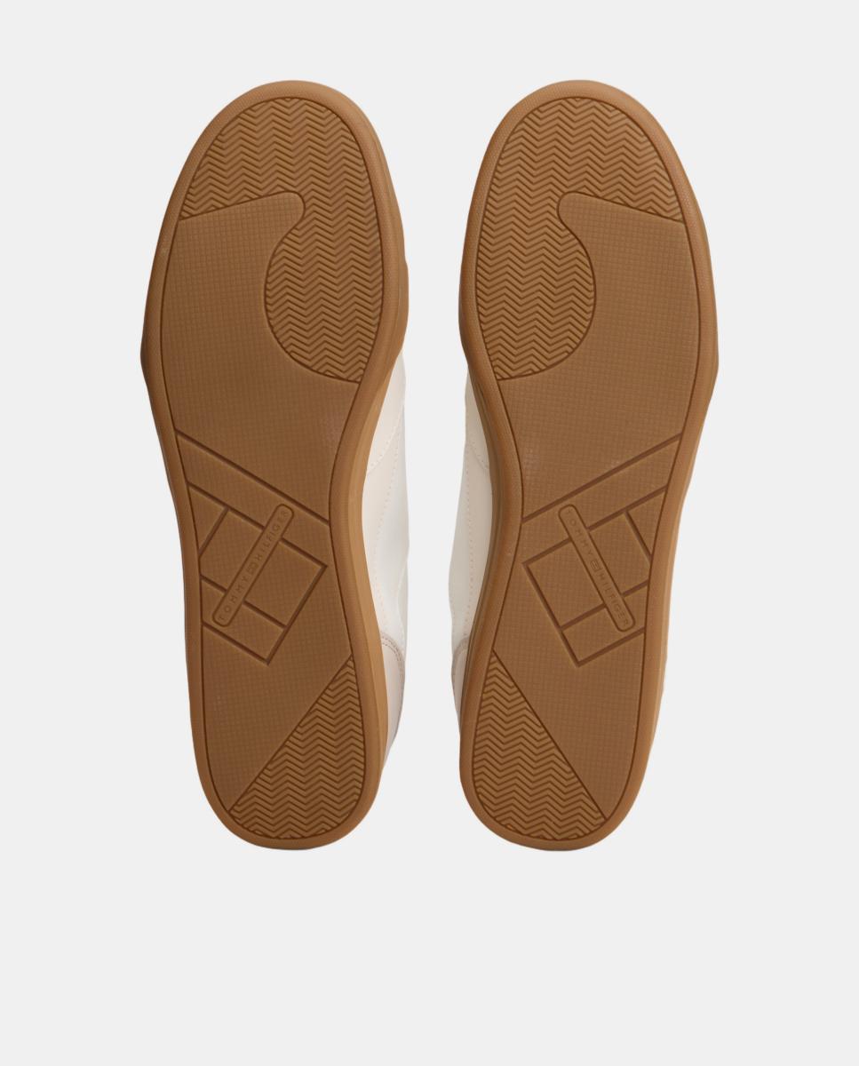Sapatilhas em Pele Creme-5