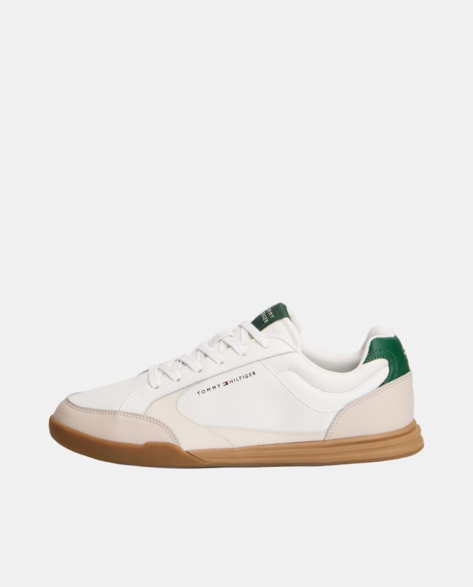 Sapatilhas em Pele Creme-7