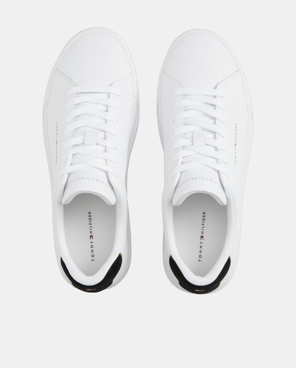 Sapatilhas em Pele - Branco Branco-6