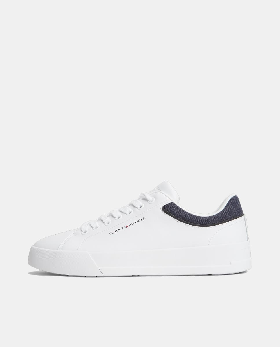Sapatilhas em Pele - Branco Branco-5