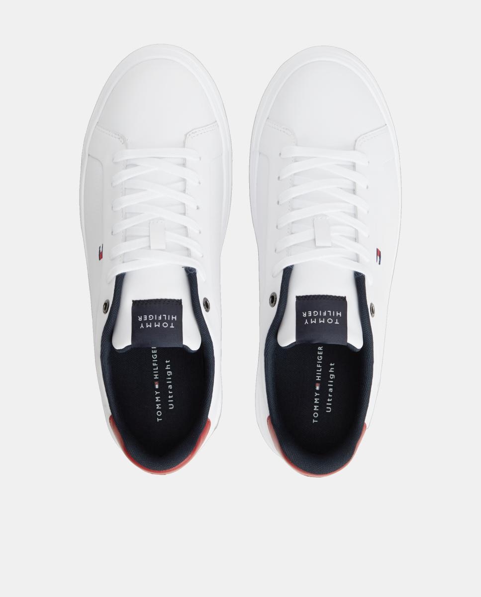 Zapatillas ultraligeras de hombre en color de Tommy Hilfiger - Blanco Blanco-7