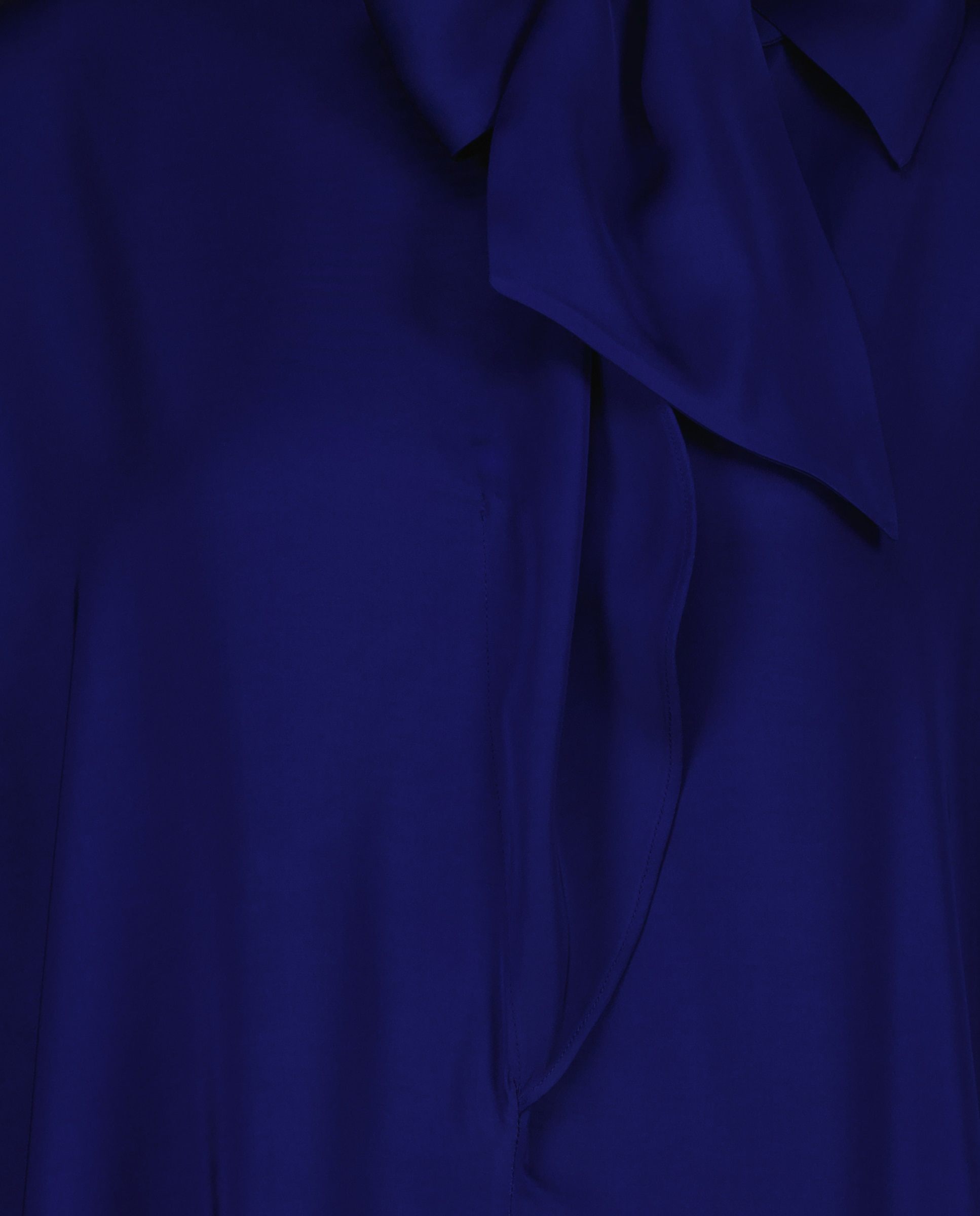 Blusa de Gola com Laço 440 Azulão-5