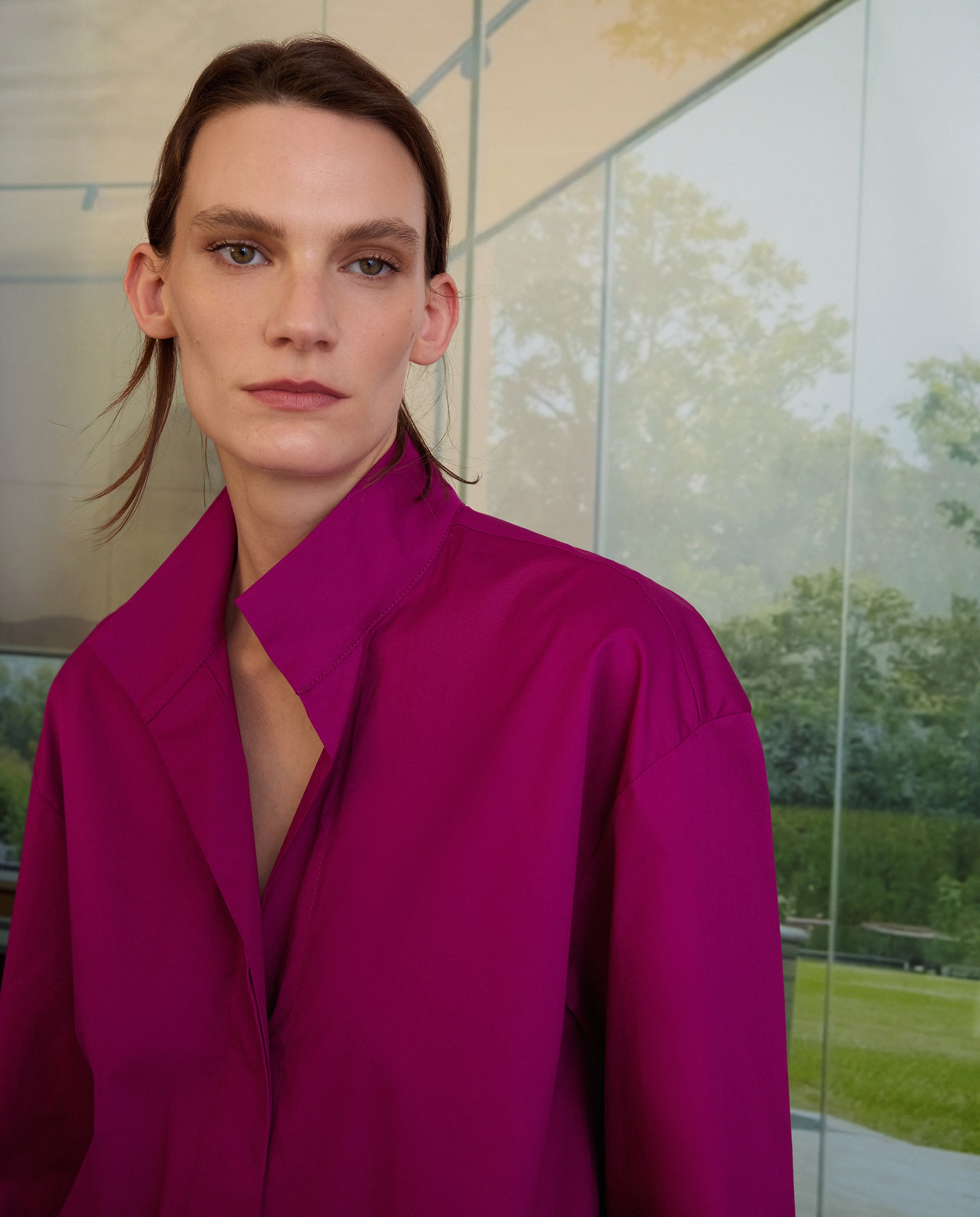 Blusón manga francesa - Woman Limited El Corte Inglés - Morado Fucsia-4