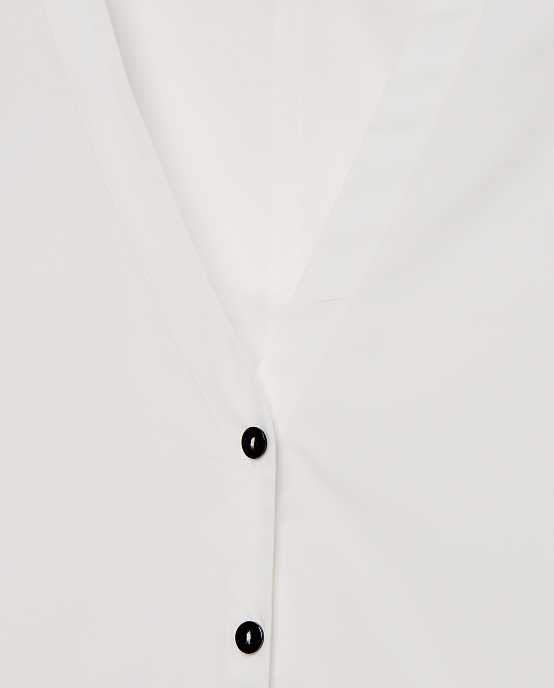 Blusón de mujer con manga francesa y cuello pico - Woman Limited El Corte Inglés - Blanco roto Blanco roto-5