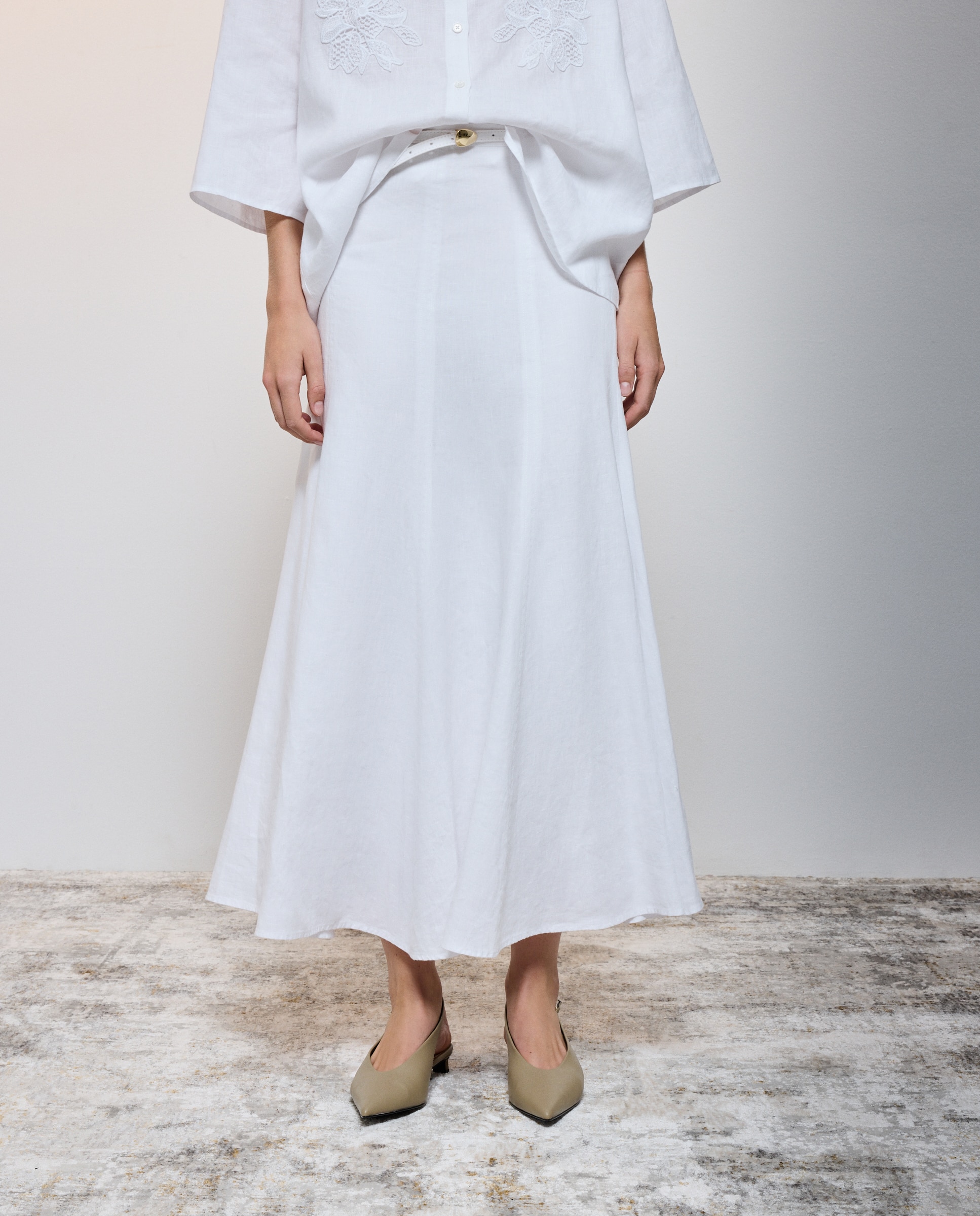 Saia Midi Lisa Branco-2