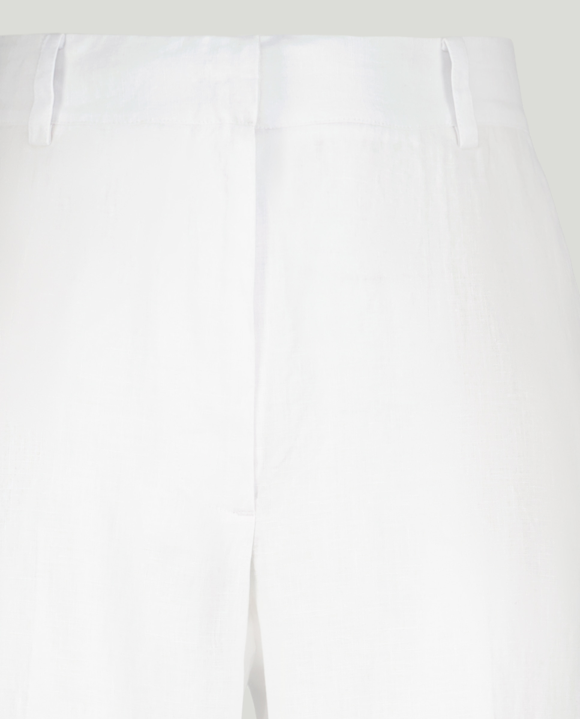 Calças Regular com Elástico na Cintura Branco-marfim-5