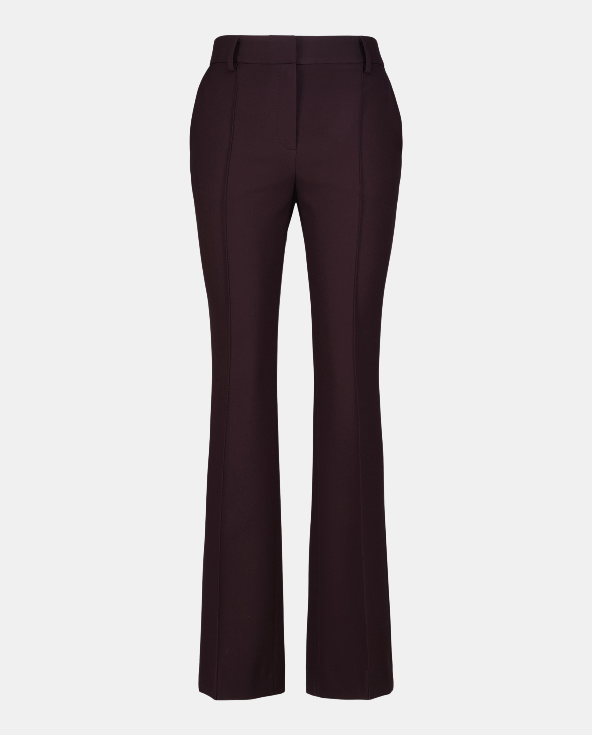 Calças Flare com Nervo Preto-4