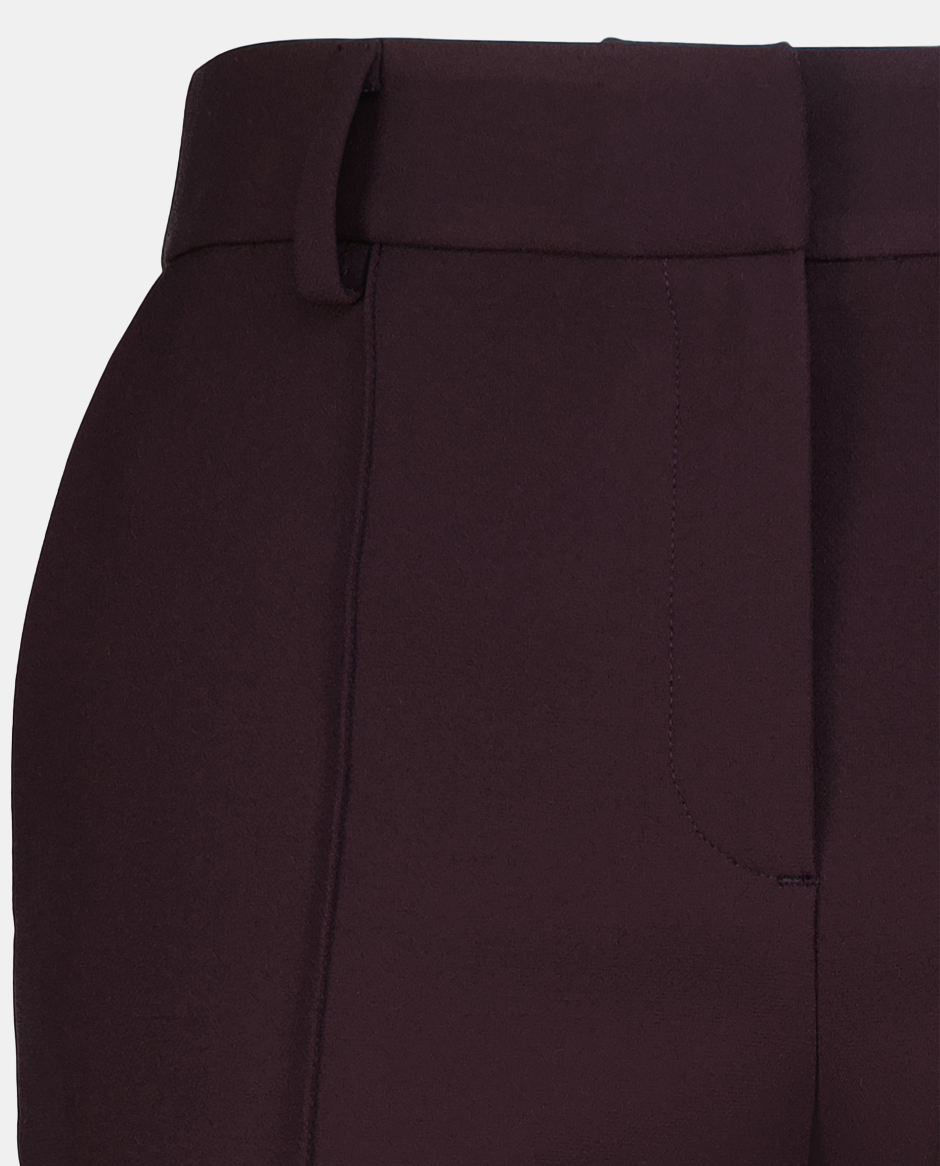 Calças Flare com Nervo Preto-5