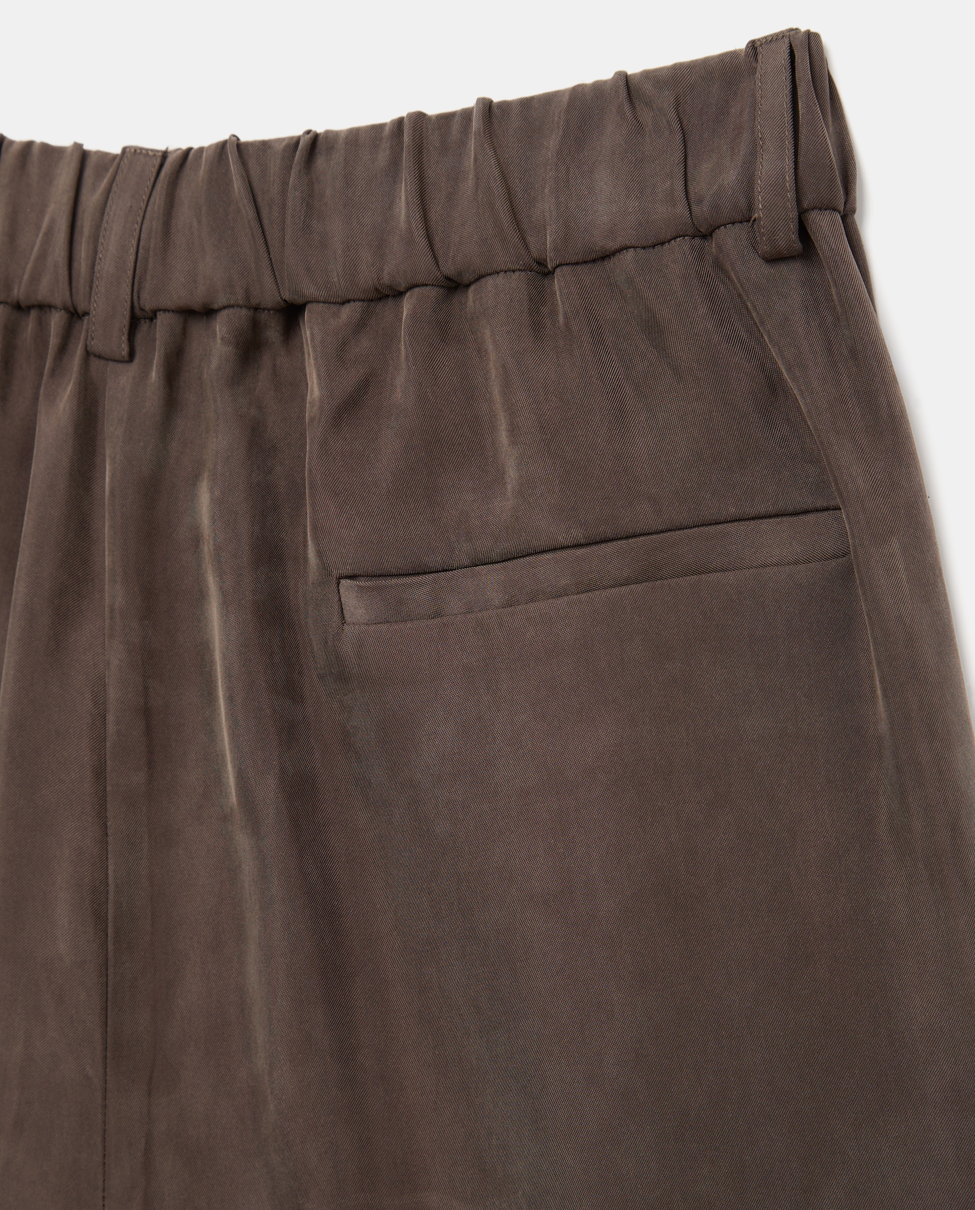 Imagen 5 de Pantalón recto confeccionado en cupro de mujer - Woman Limited El Corte Inglés - Verde Verde