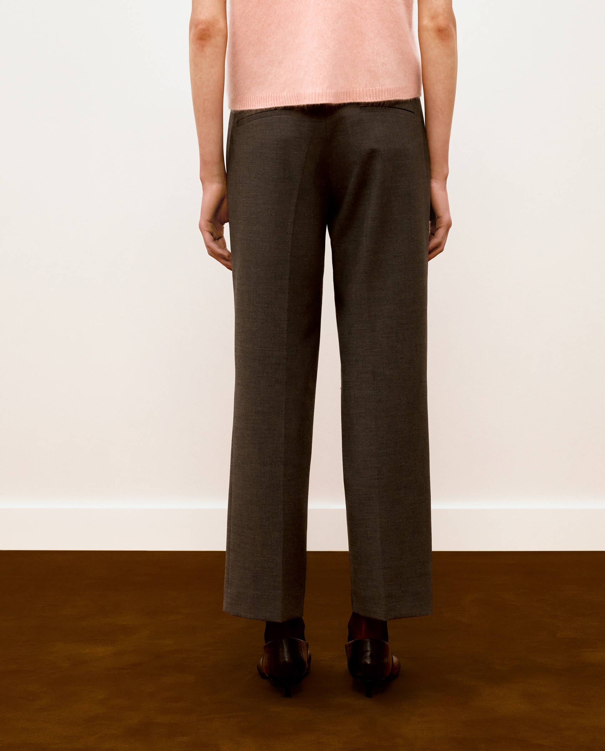 Pantalón leggin de mujer de semipunto - Woman Limited El Corte Inglés - 820 Gris medio 820 Gris medio-3