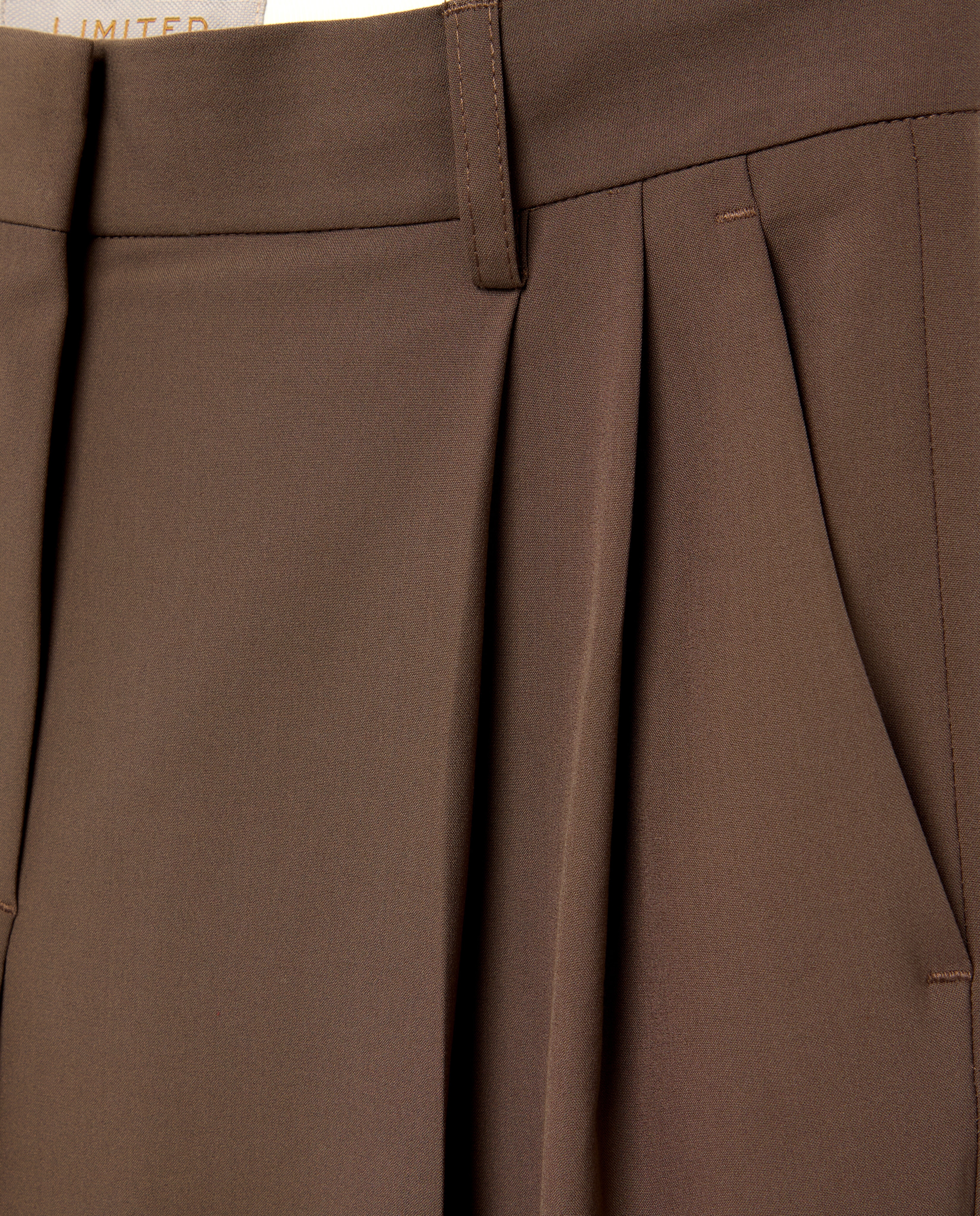Pantalón de mujer pinzas traje - Woman Limited El Corte Inglés - Verde Verde-2