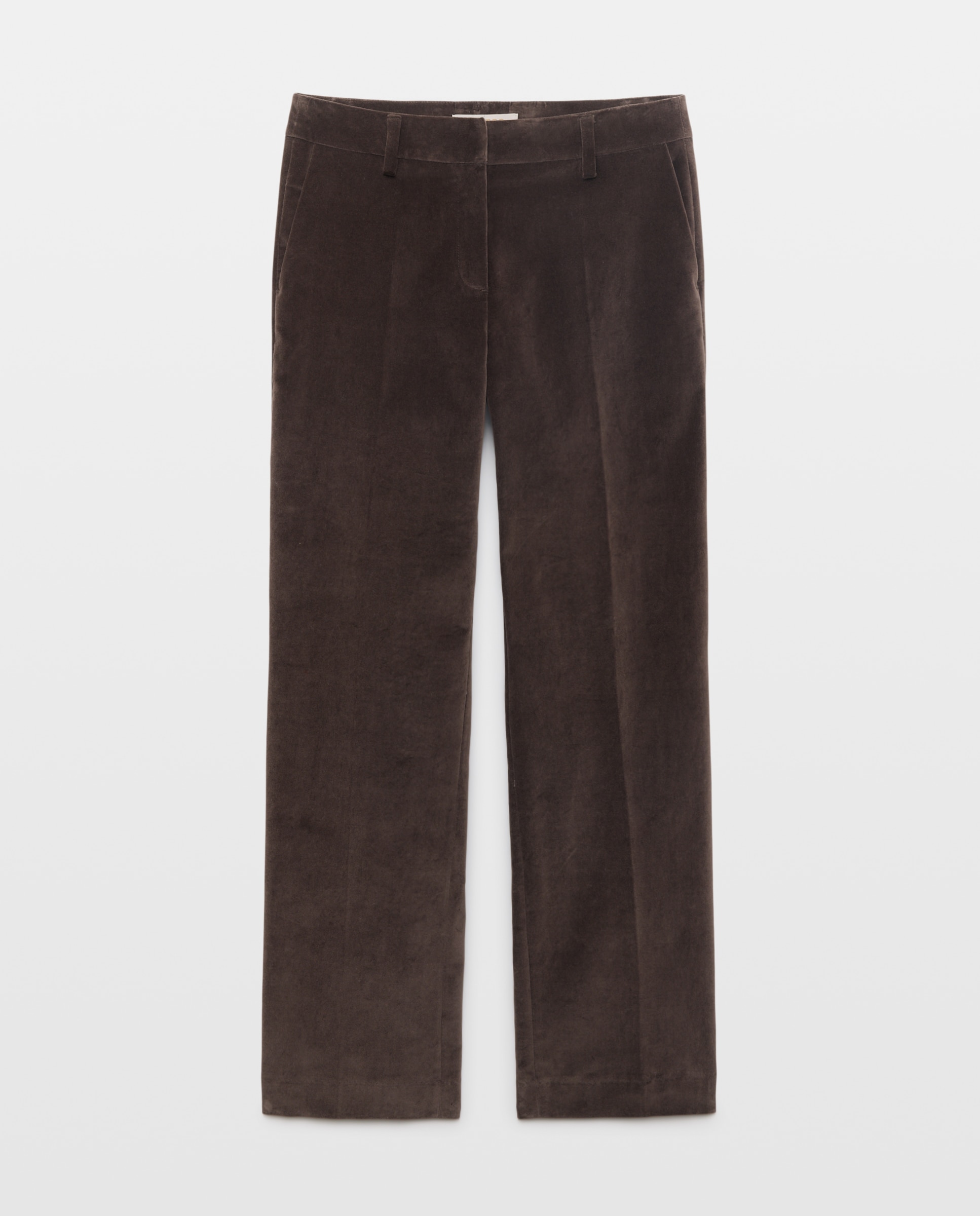 Imagen 1 de Pantalón de mujer recto velvetón - Woman Limited El Corte Inglés - Verde Verde