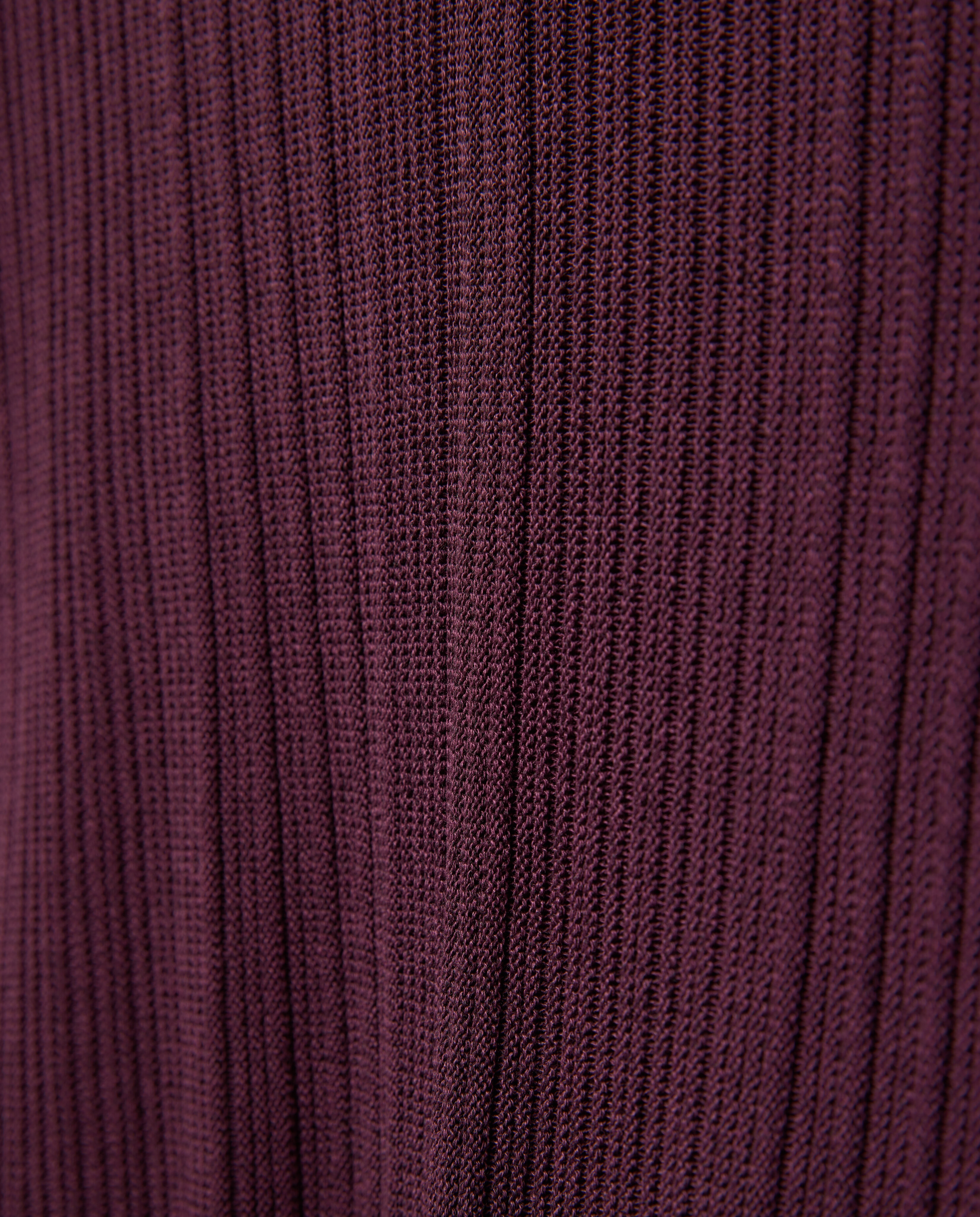 Top Twin Set com Textura e às Riscas Roxo-6