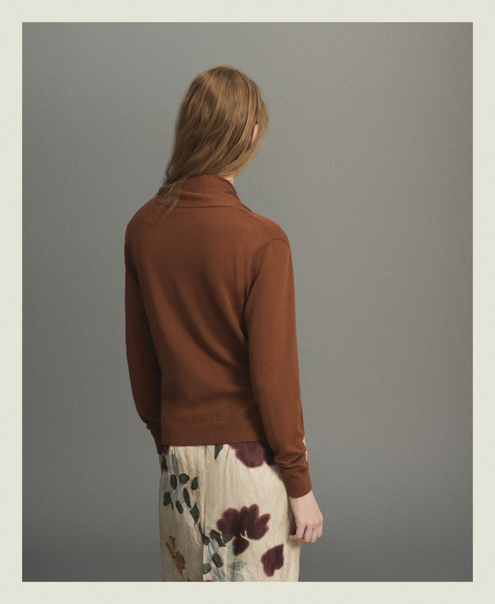 Suéter liso cuello cruzado de mujer - Woman Limited El Corte Inglés - Cobre Cobre-4